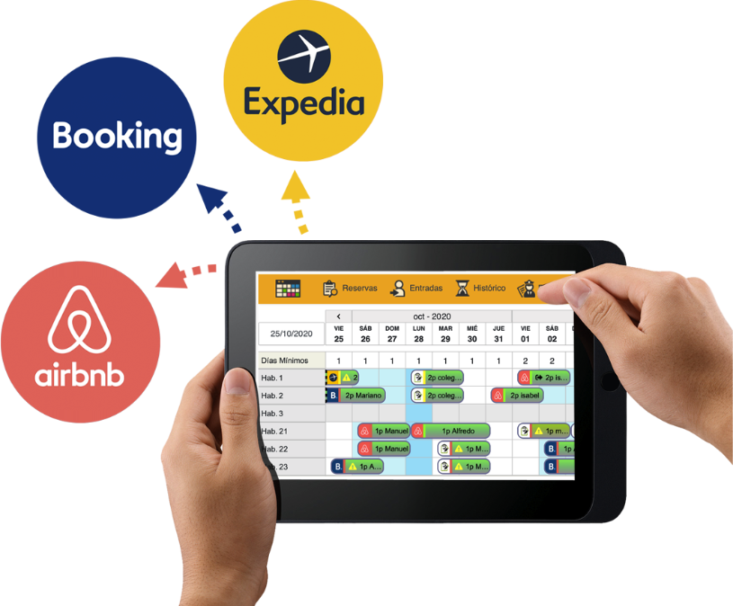 Trabaja con el Channel Manager desde una tablet